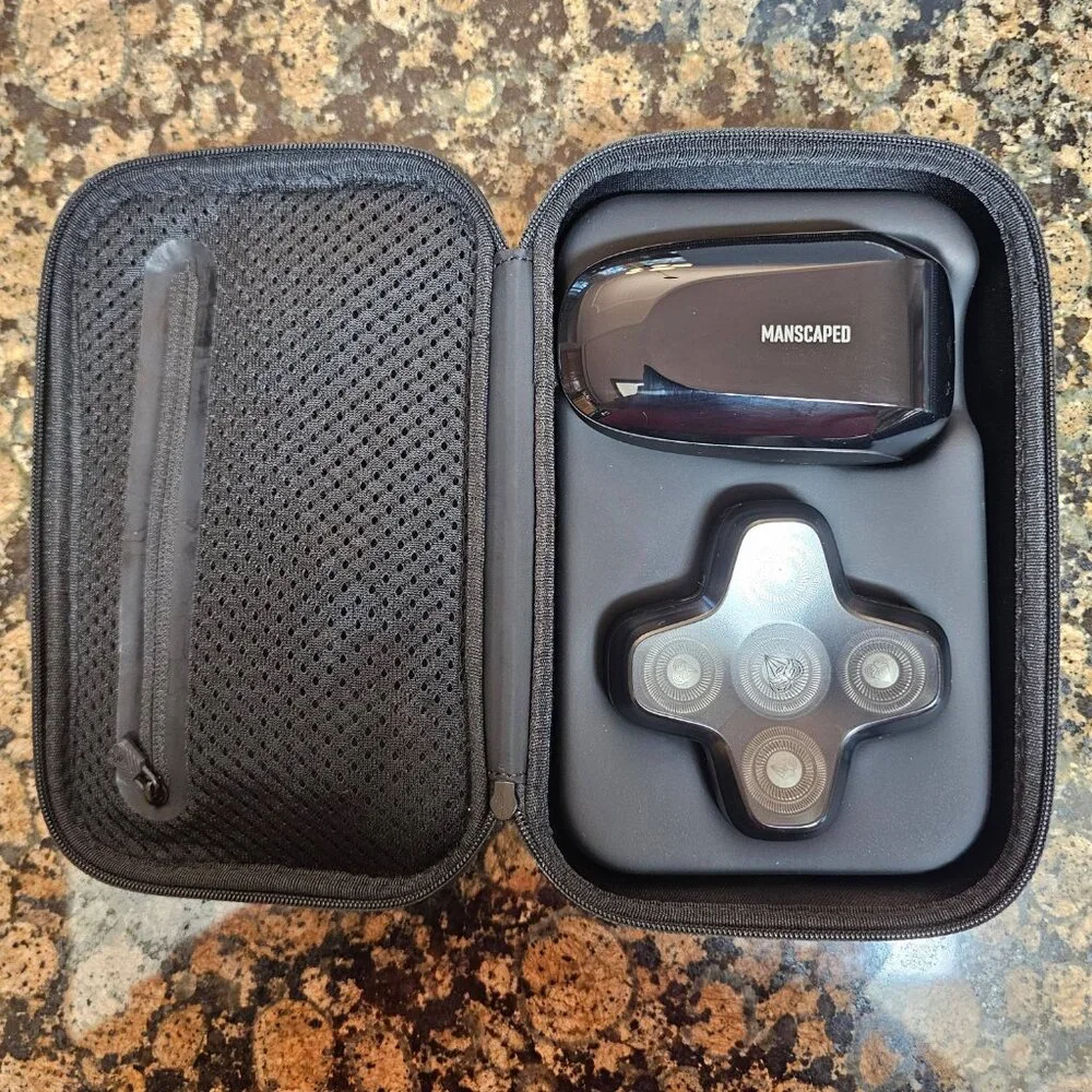 MANSCAPED The Dome Shaver PRO Essentials Kit Bald Head Electric Razor No Soother